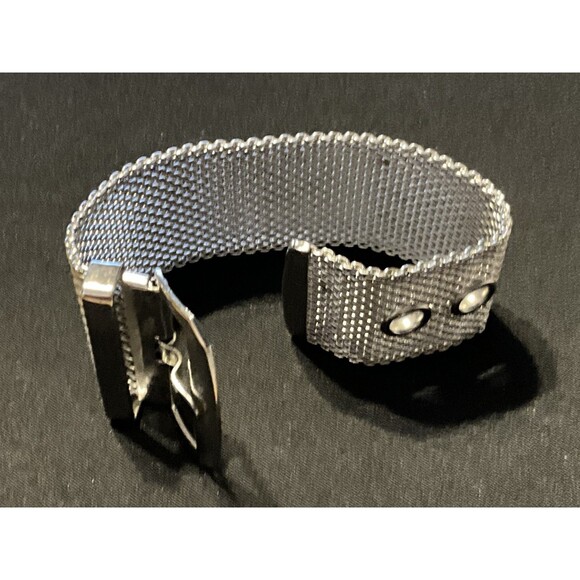 Stainless Steel Mesh Belt Buckle Style Milnese Bracelet 6.25-6.75 - Picture 3 of 6